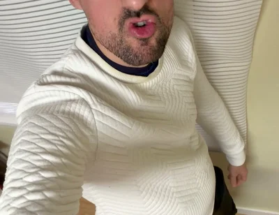 Hot Stepdaddy Showing off Big Cock
