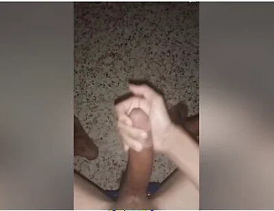 Solo Male Ruined His Roommate By Throwing Massive Cumshot On The Floor By His Long Curved Dick