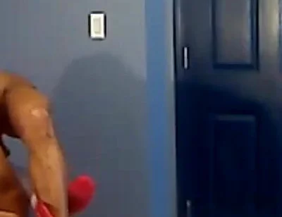 Kennie Jai Works Out in Front of Roommate...and Things Start to Heat up Real Quick!!