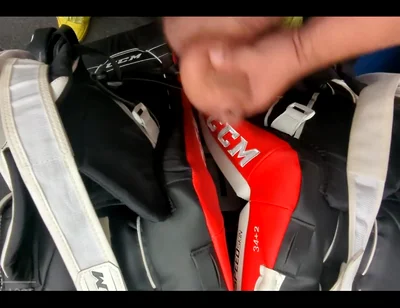 Jerking off in the Hockey Change Room