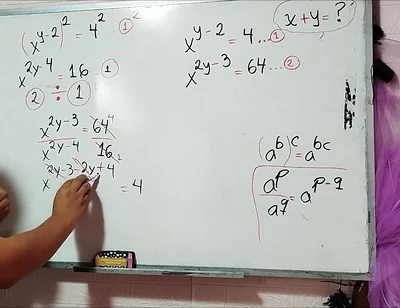 25 Algebra: Calculate X + Y - Sexual Mathematics