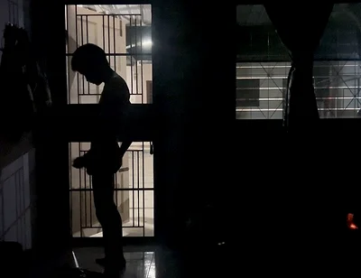 Teen Open the Door of the Show Room