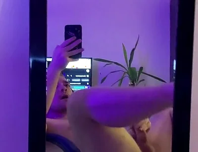 Jerking off My Big Cock and Fucking My Asshole with Toys