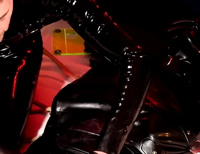 Electro Torment and Edging in Rubber Bondage (4k)