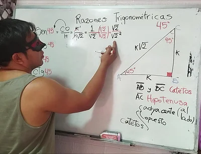 16 Trigonometry: 45 Angle - Trigonometric Ratios
