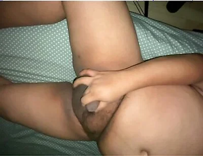 Chubby Guy Jerks Off And I Show My White Underwear