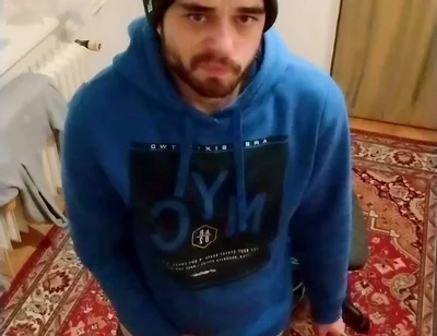 Cumshot in My Room in the Palm of My Hand in a Winter Hat