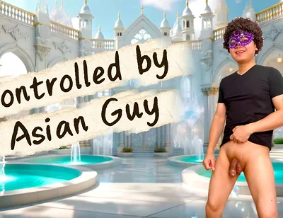 He Was Being Controlled by Uncut Asian Guy