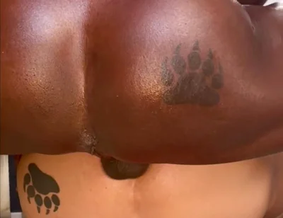 Interracial Bareback BBC Dominates Cum Pig