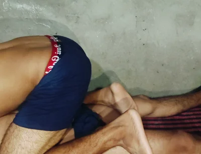 Desi Guy and Top Are Playing with a Huge Tool, and Monu Is Sucking It-the Two Friends Are at It.