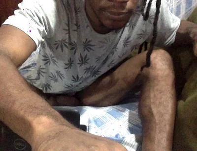 Caught Black Sexy Boy Masterbating