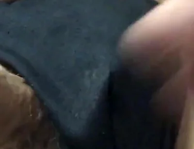 Playing with athletic cup & cock JO
