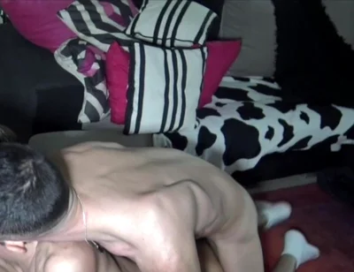 Slut Creampied by His Friend Big Dick