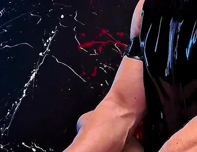 Intense Muscle God and Rock Width Scene 3