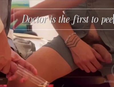 Stepson's Medical Exam in Front of Stepdaddy - Part 2: the Urine Samples