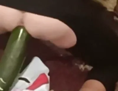 Attractive Guy Fucking in Bed and Inserting Lights Into His Anus.