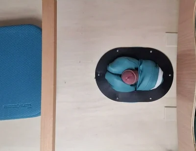 Fucking the Massage Table Below View