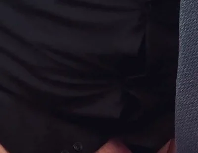 Wearing a Suit, Working From Home on My Macbook and Stroking My Fat Dick