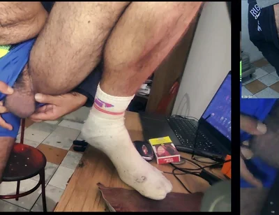 Me in White Used Socks