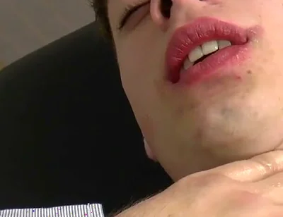 Oil Massage and Handjob on Tommy Poulain's Thick Cock