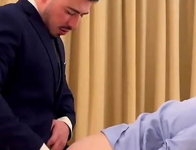 Fuck in Office Wearing Suits