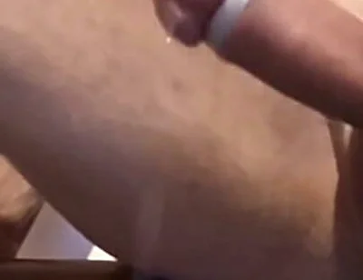 The Puppy's Tail Wags and Drips Until the Final Orgasm