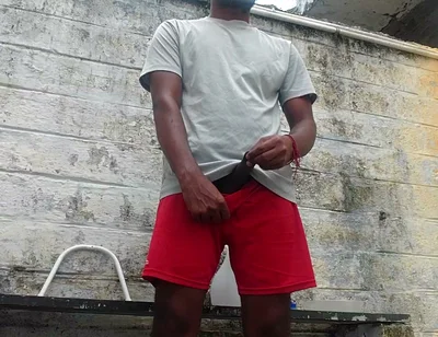 Xhard - Young Big Stepdaddy Outdoor Bathroom
