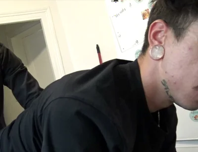 French Boyf Ucked Raw by Sexy Straight Tatoo Boy