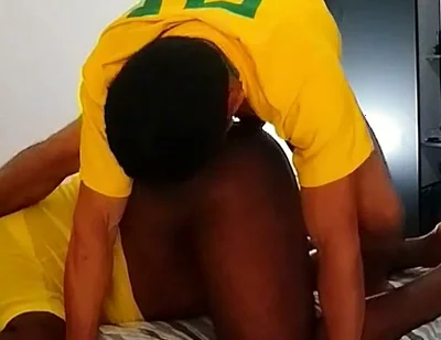 Gifted Short Friend Fucking My Ass Before the Game