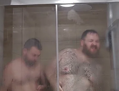 Bears in the Shower! (no Sex)