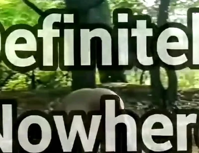 Ass on Full View in a Forest