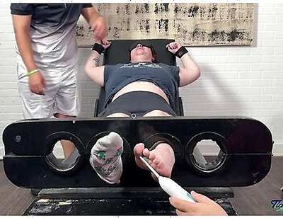 Tklnurse Blindfolded And Tag Team Tickled By Magic Tickler Until She Gigglegasms