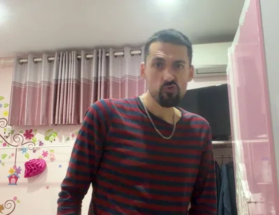 Hot Stepdaddy Jerking off Nuts Like Crazy