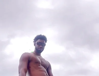 Naked on the Beach Masturbating