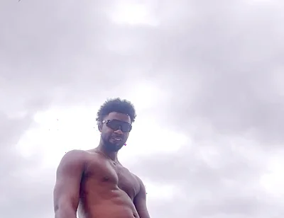 Naked on the Beach Masturbating