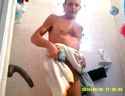 9-26-26 Naked After Tan Shower and Big Bad Leroy Brown Gets a Ride