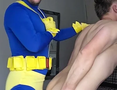 Fucking My Step Brother After Yhe Fancy Dress Party He Told Me Leave My Cyclops Outfit on