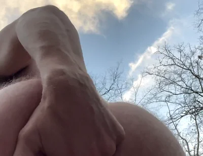 Outdoor Masturbation on My Hike
