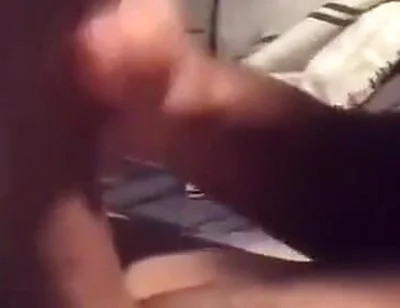 Handjob in Bed