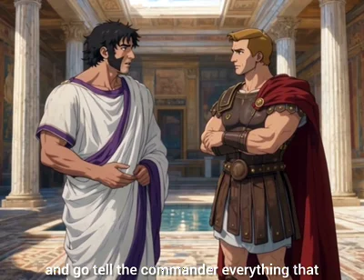 Ai Generated Short Story Interracial Between Roman Soldier and Gladiator Cartoon Hentai Animation of Ancient Rome