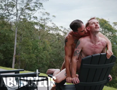 Two Aussies Twunk Outdoor Fuck