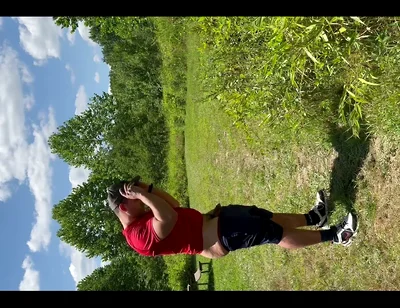 Half Strip and Piss at at the Park After a Long Workday