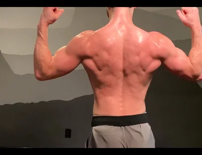 Post Workout Flex, Strip, and Show-off