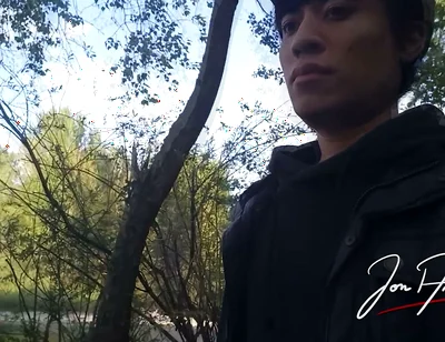 Gay Boy Jon Arteen Freeballing Showing His Dick and Naked Ass Outdoor