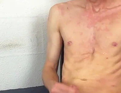 Cute German Twink Felix (21) Pissing and Jerking off
