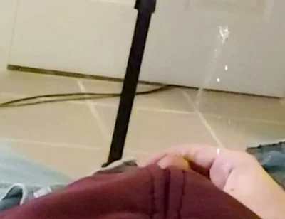 One Camera Angle of Me Pissing All Over Myself Then Jerking off.