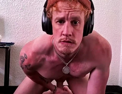 Sniffing and Tasting My Sweaty Piss and Cum Stained Jock While I Goon Out