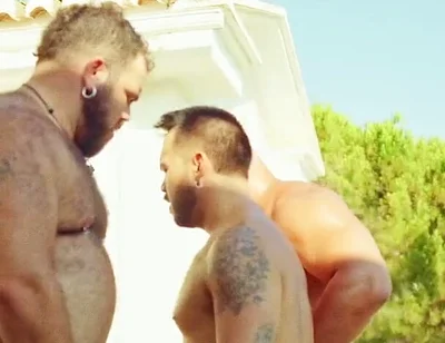 Small Otter Raw Hardcore Fucked by Two Big Bears