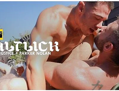 Parker Nolan Gobbles Up Daniel Justices Big Hard Cock In The Hot