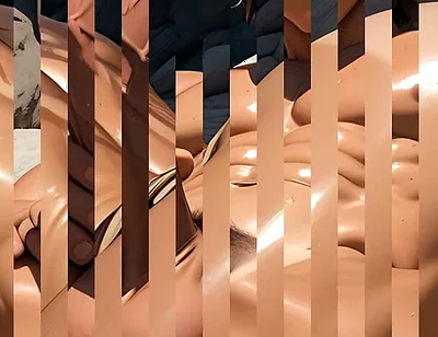 Rock Climber Solo Spreading Precum All Over Cock